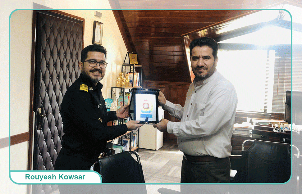 رئیس کانون ارزیابی و رشد سرمایه‌های انسانی نیرو دریایی ارتش از رویش کوثر بازدید کرد